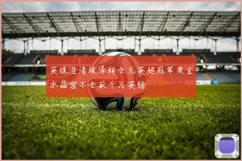 英媒澄清埃泽转会无英超冠军奖金水晶宫不会获千万英镑